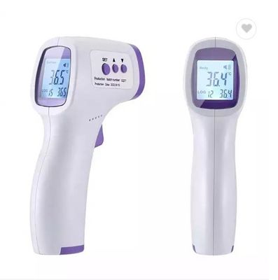 Bezkontaktowy cyfrowy termometr do pomiaru temperatury Pistolet idealny dla niemowląt Dorosłych Pistolet do pomiaru temperatury alarmu gorączki