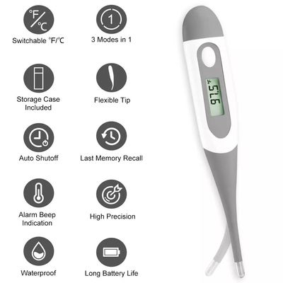 Przenośny ustny pod pachami pod pachami Test doodbytniczy Baby Child Kid Adult Gorączka Cyfrowy termometr