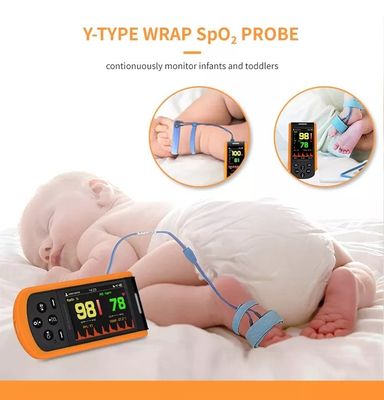 Dorosły pediatryczny pulsoksymetr dla noworodków akumulatorowy ręczny pulsoksymetr Bluetooth na palec