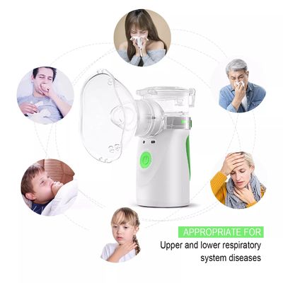 Ultradźwiękowy przenośny nebulizator Maszyna do wdychania wody pitnej Elektryczna bateria Ce AAA X 2 270g
