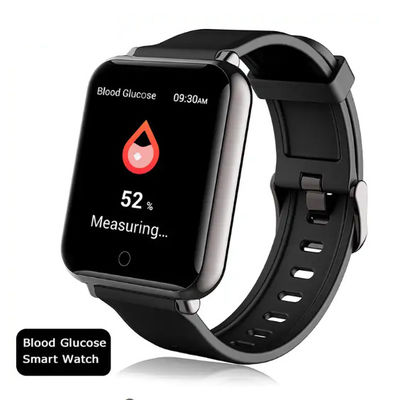 Cyfrowy nieinwazyjny glukometr do pomiaru poziomu cukru we krwi Monitor Smartwatch na rękę