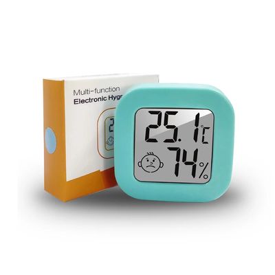 Mini kryty LCD cyfrowy termometr pokojowy higrometr czujnik miernik wilgotności