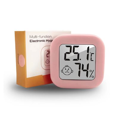 Mini kryty LCD cyfrowy termometr pokojowy higrometr czujnik miernik wilgotności