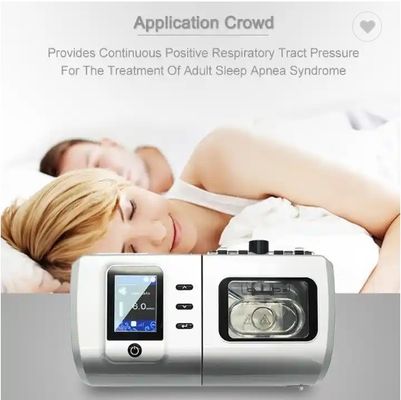 Maszyna Bipap Bezdech senny Automatyczna maszyna CPAP Elektryczny plastik Ce Szary do domu