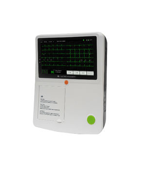 Wysokiej pamięci masowej, medycznej, cyfrowej, inteligentnej maszyny EKG, elektrokardiograf 6-kanałowy, EKG