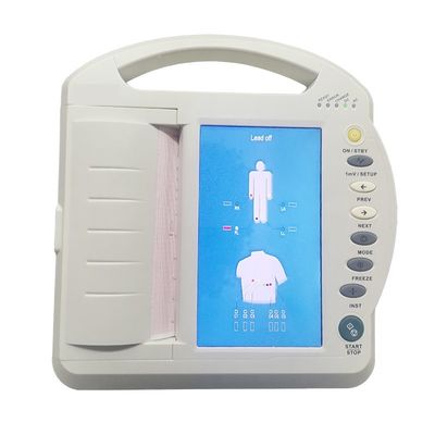 12-kanałowy 7-calowy ekran dotykowy Maszyna EKG Elektrokardiograf Standard 12 odprowadzeń