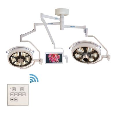Chirurgiczna lampa czołowa z podwójnym sufitem LED Chirurgiczna lampa czołowa z oświetleniem LED Lampy medyczne