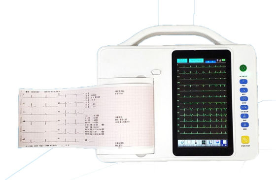 6- kanałowy aparat EKG Elektrokardiograf Ekran dotykowy